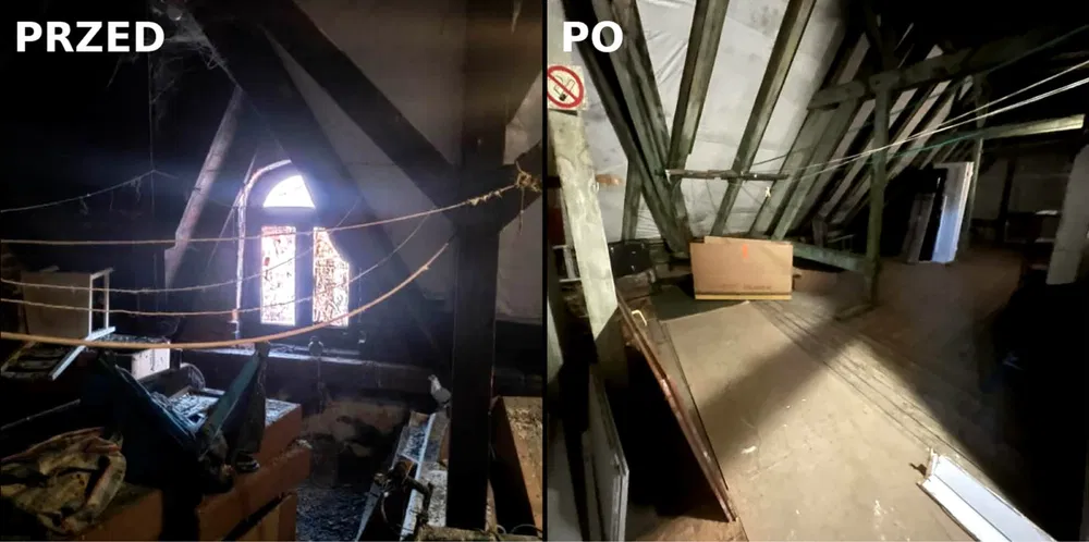 Realizacja OgarnijTo — efekt przed i po